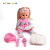 15inch lovely rubber baby doll american girl doll toys with 6 sound