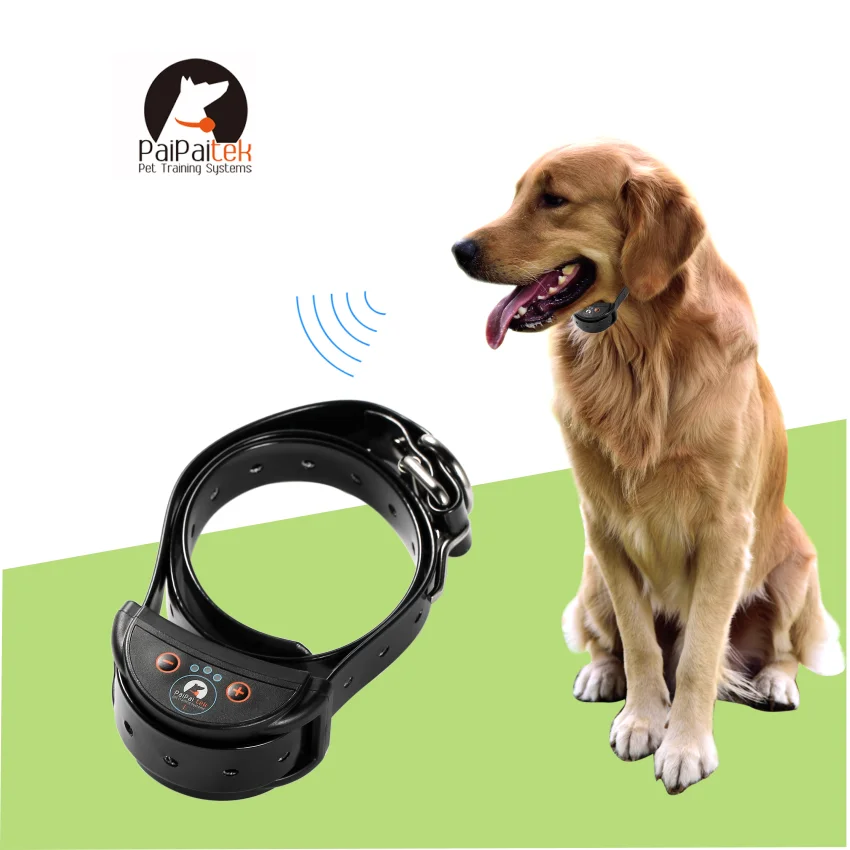 

5 sensitivity Levels Adjustable Rechargeable No Barking Electronic Shock Collar, Black