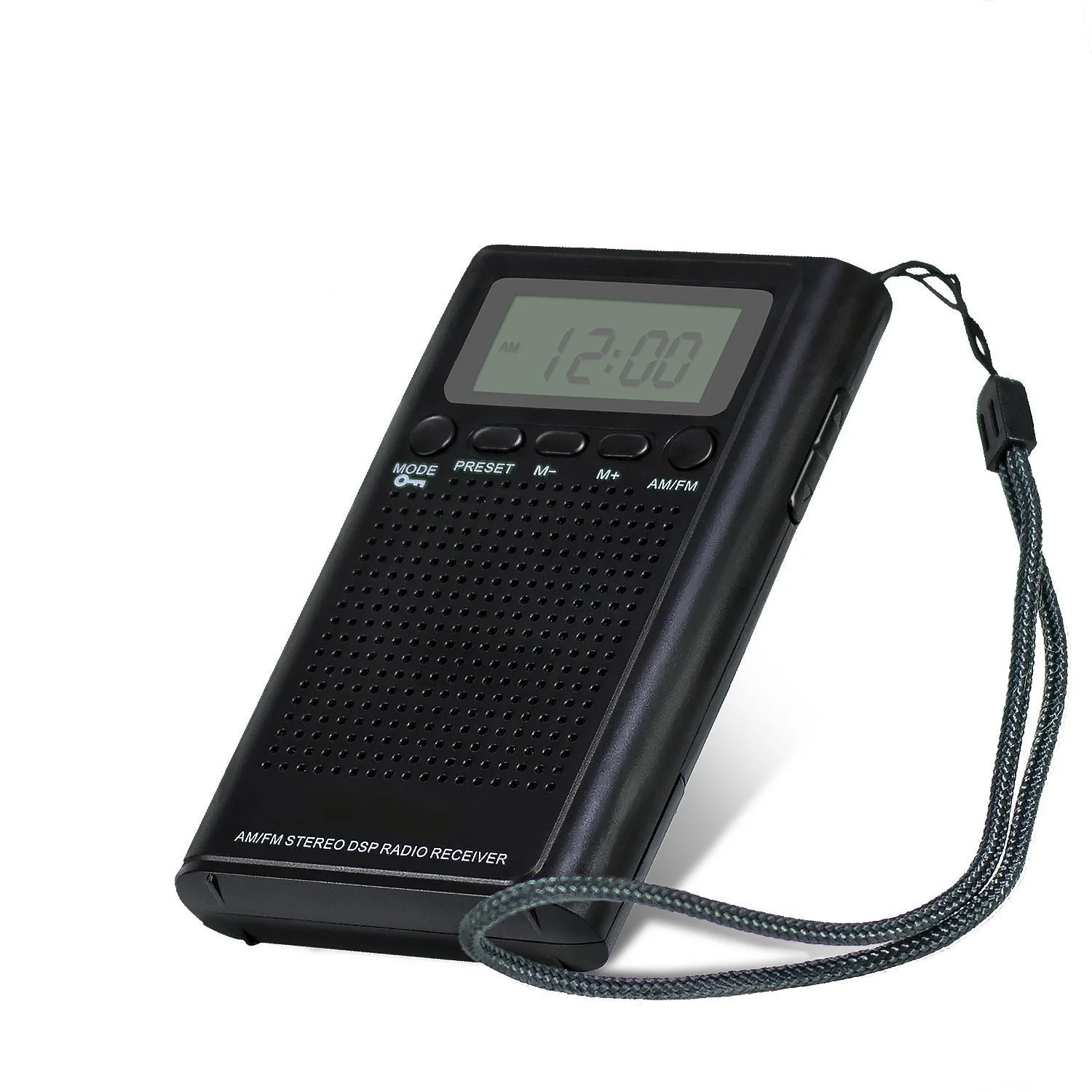 Pocket size LCD digital portable mini fm radio