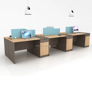 Modern Design 6 People Workstation 6 Seat Office Desks Design