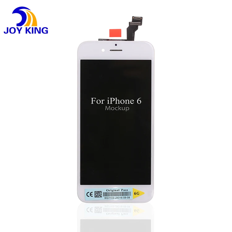 

AAA NO dead pixel lcd display For pantalla iPhone 6 LCD Touch Screen 4.7 ecran Digitizer Assembly free shipping Replacement part, White/black