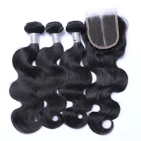 

Wholesale 8A 9A 10A cheap cuticle aligned brazilian human hair bundle with closure