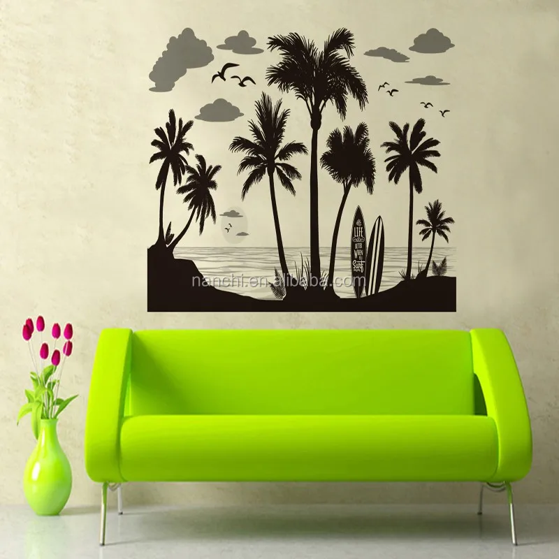 Coqueiro Preto Adesivos De Parede Configuracao Tv Quarto Sofa Fundo Adesivos De Parede Pode Remover O Papel De Parede Do Pvc Buy Papel De Parede De Marmore Configuracao Tv Quarto Sofa Fundo