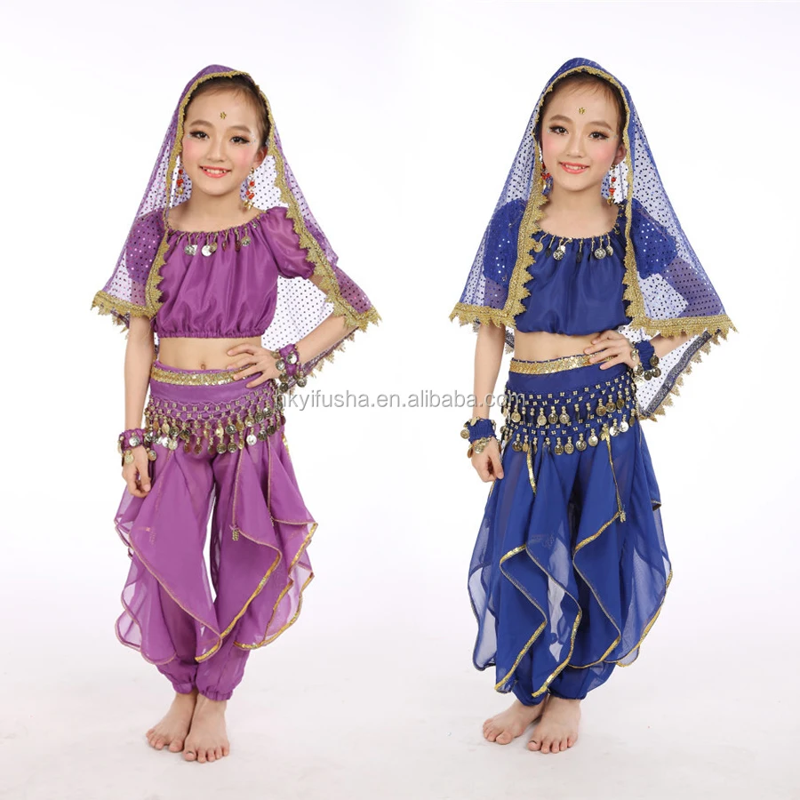 Национальный индийский костюм для девочки от 6 до 12 лет