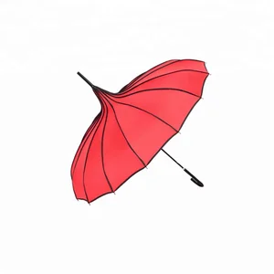 Image of Wholesale High quality waterproof outdoor lady's straight pagoda umbrella