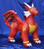Customized cheap PVC Inflatable flame dragon for sales