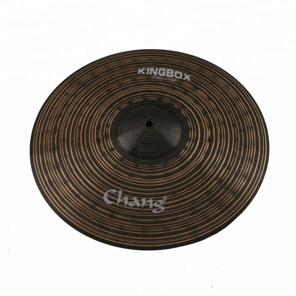 

Chang B8 Cymbals King Box 16" Crash Dark Cymbals, Black