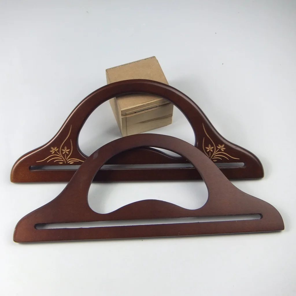 Customized 30*12cm Wooden Clutch Handles Bag Handles Buy Wooden