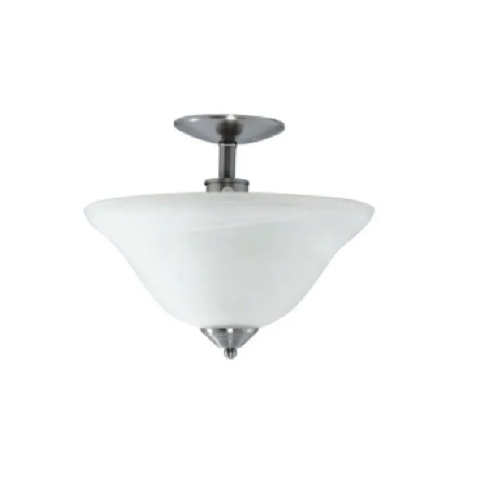 Semi flush mount ceiling pendant fixture 13inch alabaster glass pendant light for dining room