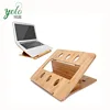 Notebook Computer Heat Dissipation Mount Bamboo Foldable adjustable laptop stand, Tablet Desk Bed