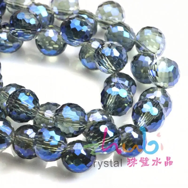 

Crystal glass 128 faceted beads for garment clothing sew on ornament, Colors avaliable