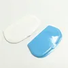 Semi-circle shape smooth surface plastic wet wipes box caps