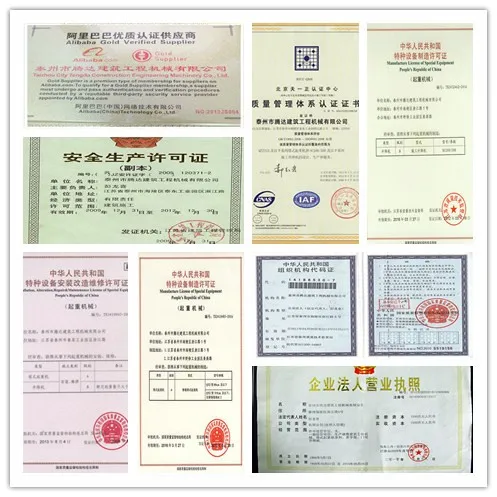 All certificates