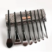 

Custom Logo Makeup Brushes 8 piece Luxury Makeup Brush Set Cosmetic Beauty Brushes with Private Label