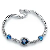 

2018 New Fashion Heart of Ocean Crystal Bracelet Jewelry Gift
