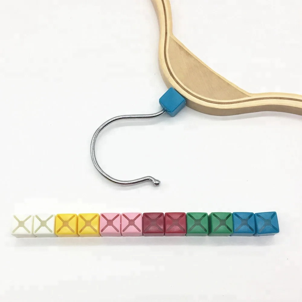 

Plastic Blank Size Markers for hangers clothes hanger square tags colored size sizers disparity between sizes fashion shop best, Customizable