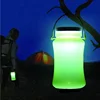 High Quality Foldable Waterproof Silicone Solar Bottle LED Camping Lantern Silicone Night Lighting