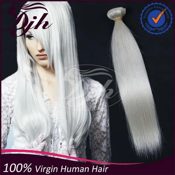 Very Popular Human Hiar Extension Brazilian Virgin Hair White