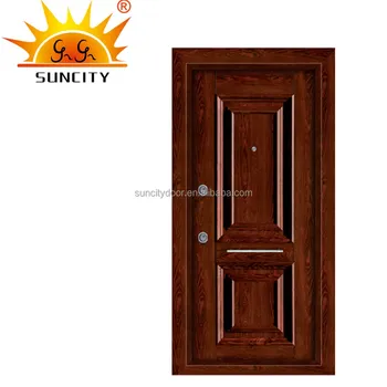 Sc A236 Luxury Flat Door Design Steel Mdf Safety Door Front Door Buy Designs Of Safety Doors Home Steel Mdf Front Door Design Main Safety Door