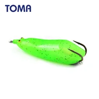 

TOMA topwater hollow body frog 85mm 16g plastic bait soft fishing frog lure