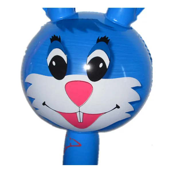 2019 best selling rabbit pvc inflatable cheering long sticks