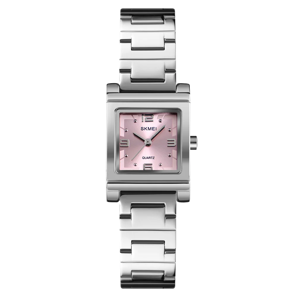 SKMEI Kol Saati Silver Fashion Watch women Custom Manufacturer Wristwatches