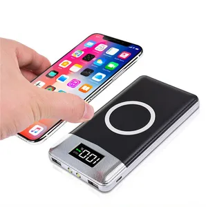 3 1 LED Digital Display 10000mAh Wireless Power Bank