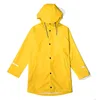 Women Casual Hooded Long Sleeve Outdoor Waterproof Raincoat Jacket