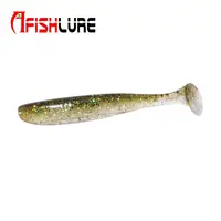 

Double Color T Tail soft lure 68mm 2.3g soft plastic lure plastic silicon worm with t tail Grub Lure