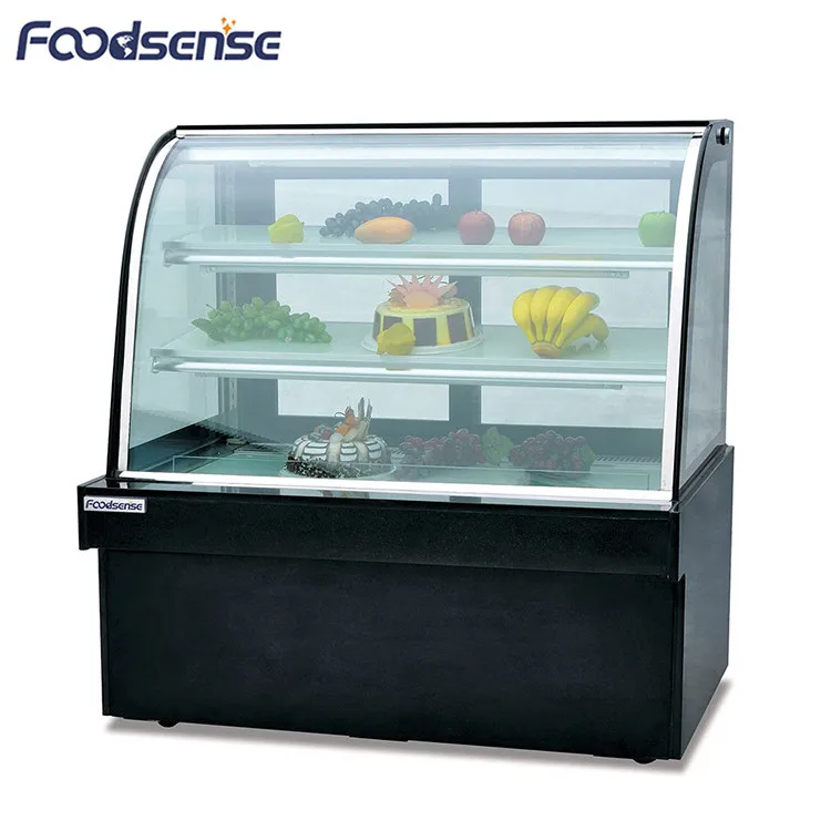 Luxury Free Standing Single-temperature upright cake counter refrigerator for cake shop