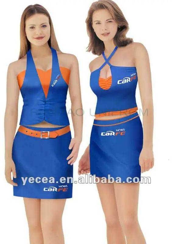 Hot Selled Sales Woman Promotion Uniform Buy Promotion Uniformsales Uniformwoman Promotion 9690