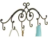 High quality black powder coated wall hook