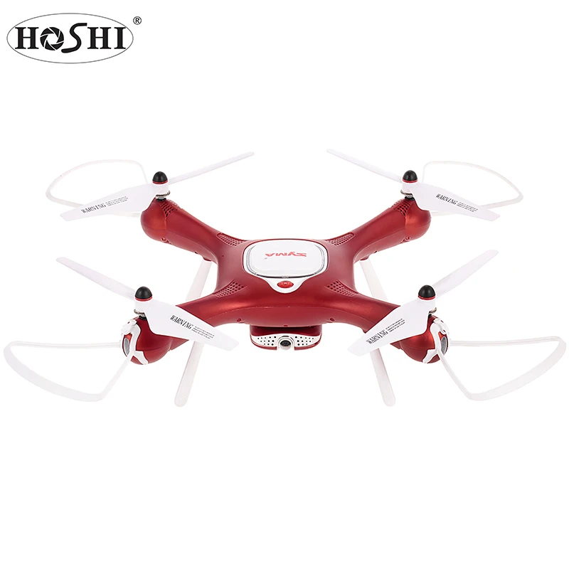 

HOSHI Syma X25W RC Quadcopter 720P Camera Drone Optical Flow Altitude Hold Optical Positioning Wifi FPV Adjustable Selfie Drone, Red