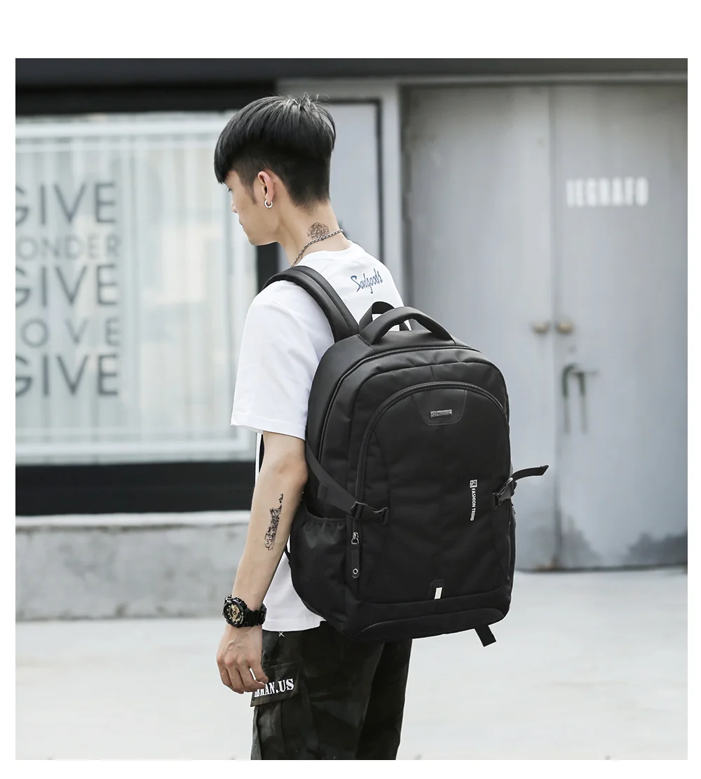 המוצ 'ילה הטוב ביותר 2019 עמיד למים תיק בית ספר Bagpack Mens נשים אנטי גניבה חכם מחשב נייד תרמיל