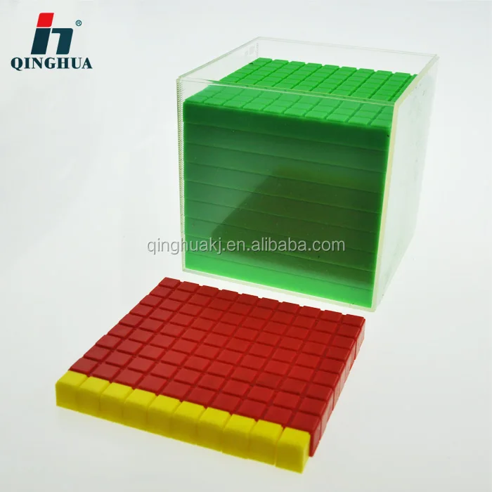
Plastic Multibase cubes set 
