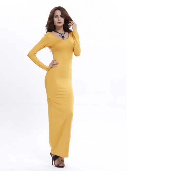 

long sleeve bodycon dress,bodycon party dress,maxi bodycon dress, Mixed/customize