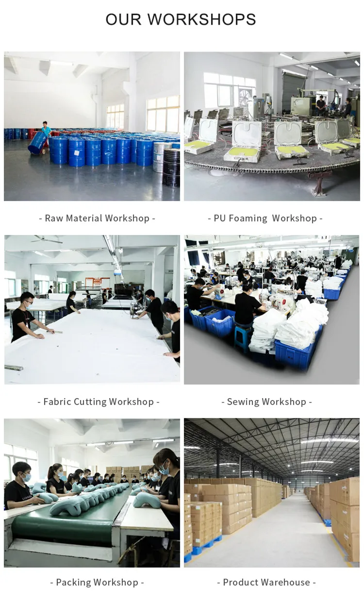 Ergonomic Foldable Comfort Custom Best Car Orthopedic U Shape Soft Neck Rest Support Memory Foam Travel Pillow For Airplane