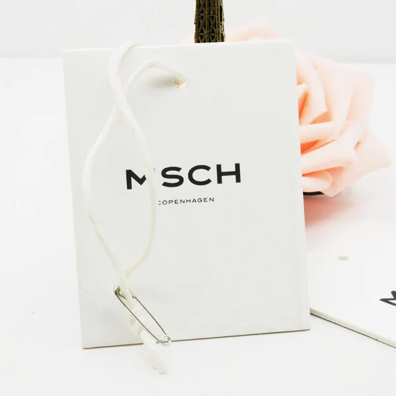 

Fashion Design Custom Logo Garment Accessories Clothing Swing Paper Brand Tags