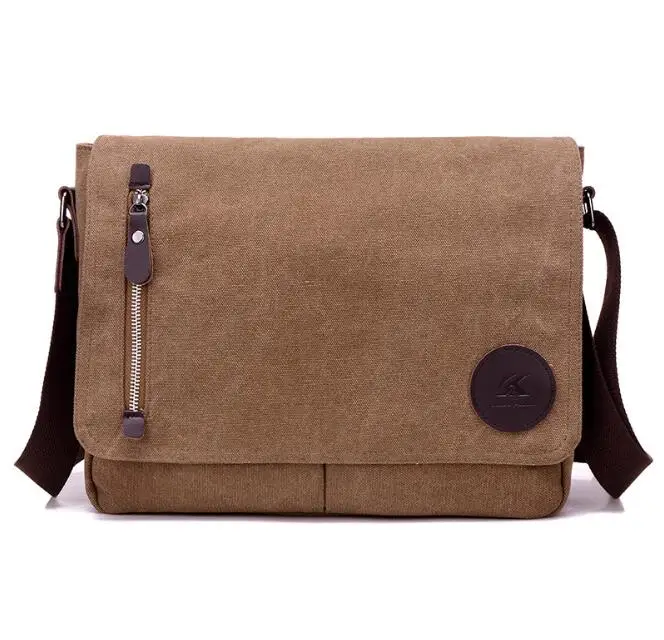 

Wholesale 2019 canvas mens college student shoulder bag