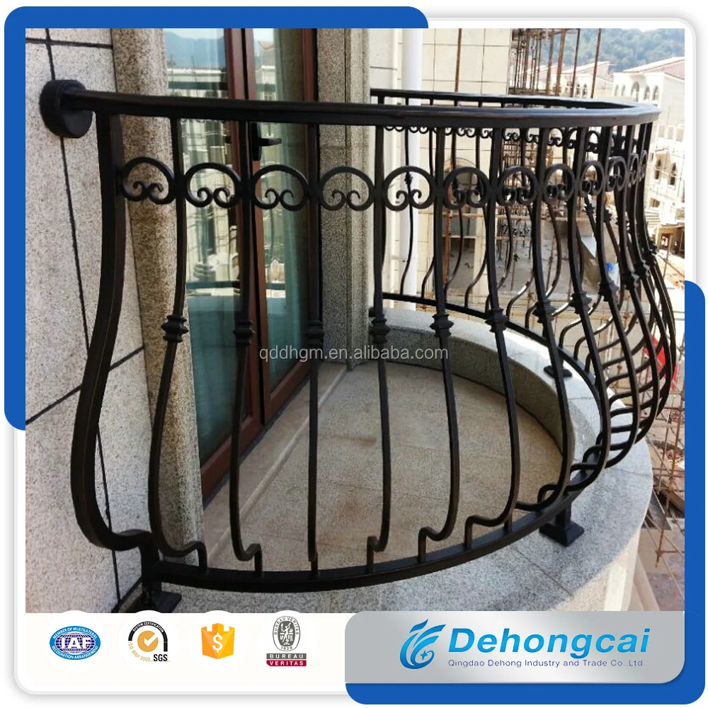 Smeedijzeren balkon balustrade/smeedijzer leuning balustrade ...