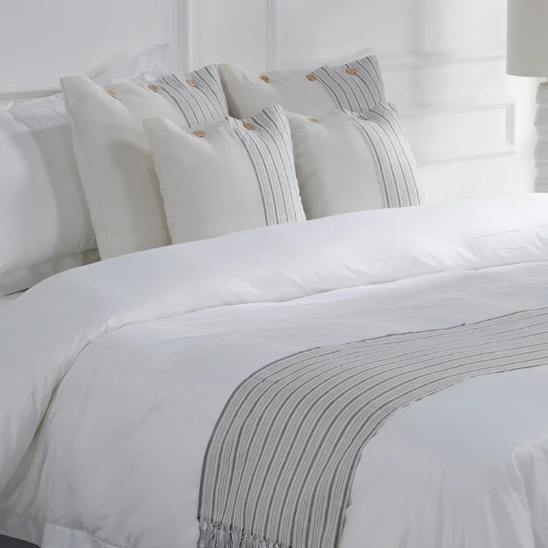 100 Cotton Embroidery Hotel Bedding Set Thailand Buy China Product