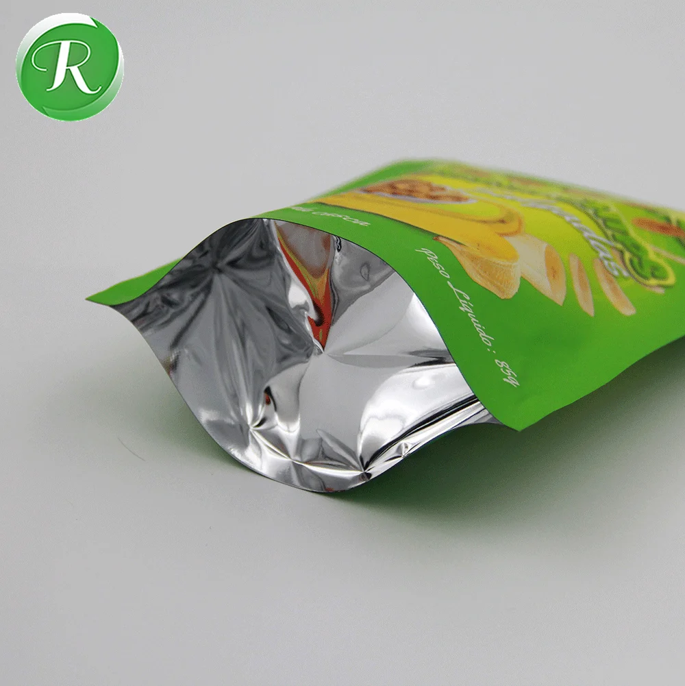 Chips Packaging Ziplock Bags/stand Up 85g Banana Chips Packaging Bag ...