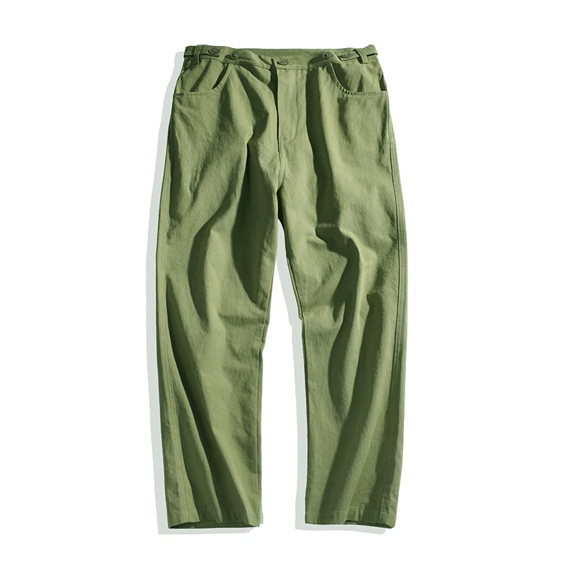 

2019 New High quality Mens Summer Casual Pants Natural Cotton Linen Trousers Linen Elastic Waist Straight Man's Pants, N/a