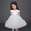 children clothing party wear flower girl white kids wedding dress up