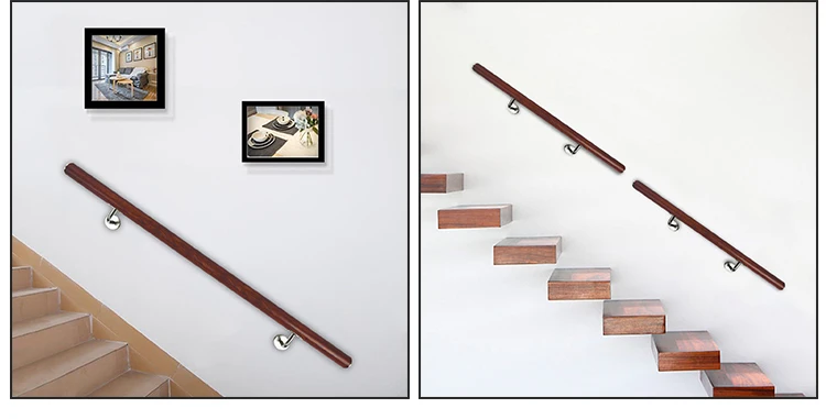 Al Aire Libre De Acero Inoxidable De La Barandilla Montado En La Pared