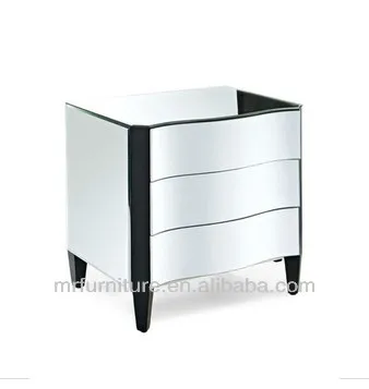 Mr 4g0100 Uk Design 3 Drawers Mirrored Chest With Black Wood Legs Buy Mirrored Chest Of Drawers Bedroom Mirrored Chest Bedroom Mirrored Bed Table