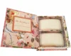 Fullcolor custom new design high end luxury fancy fashion style book shape personal care packing for soap paper gift box
