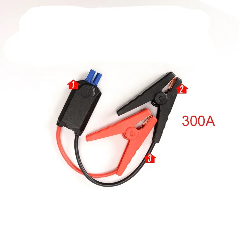 300A Booster Cable Battery Alligator Clamp Emergency Lead For Car Jump Starter 
