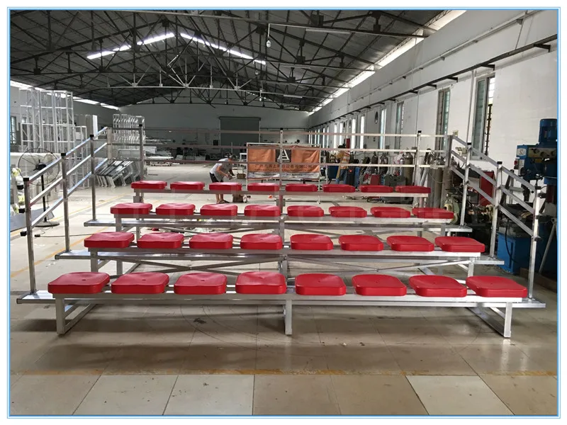 Aluminum Portable Bleacher Seats Player Bench Bleachers Beautiful