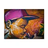 Abstract handmade canvas Cool Boy art modern portrait knife oil framed painting wall For living room home wall decor